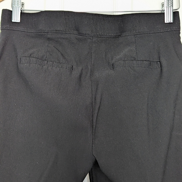 🔷Retrology Women's Black Pants With Open Bow Detailing At The Hem - Picture 4 of 6